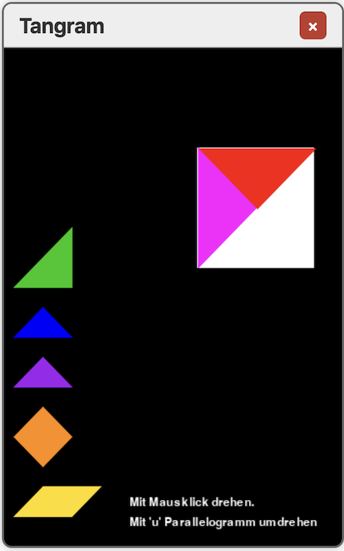SAS Beispiel Tangram